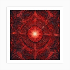 Red Star Art Print