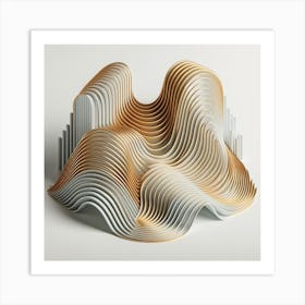 Wave Chair Art Print