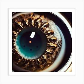 I put an eye on you Serie , Bionic Eye Art Print