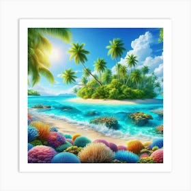 Coral Reef 4 Art Print