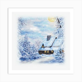 Winter Scene Art Print