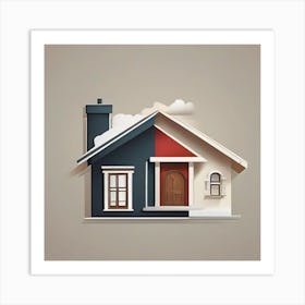 House In The Sky 1 Art Print