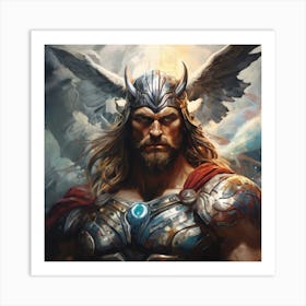 Thor Ragnarok Valhalla Art Print