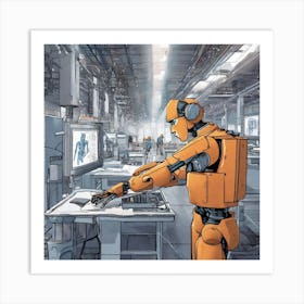 Future Of Work 1 Art Print