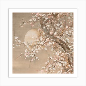 Blossoming Cherry Tree Art Print