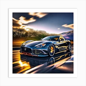 Mercedes Amg Gt Art Print