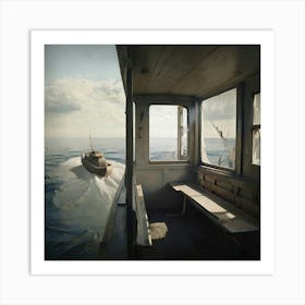 View From A Boat Art Print