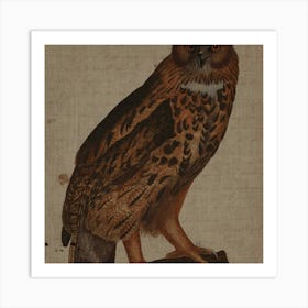 Eagle Owl Art Print