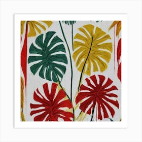 Tropical Leaves 2 Art Print