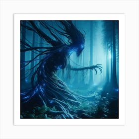 Dark Forest Art Print