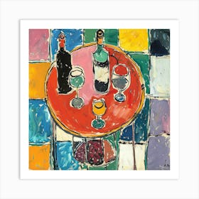 Summer Wine Matisse Style 6 Art Print