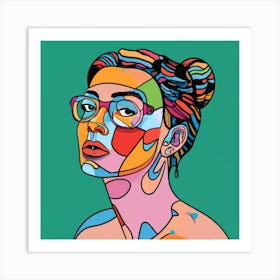 Portrait Of A Woman Art Print