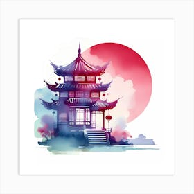 Chinese Pagoda 20 Art Print