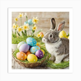 Easter Bunny Art Print