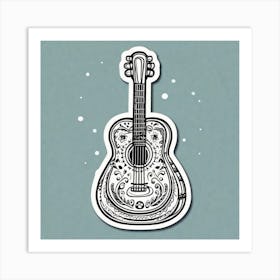 Acoustic Guitar Art Print