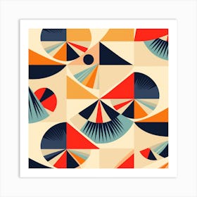 Abstract Geometric Pattern 55 Art Print