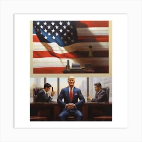 “President,” “Government,” “Business,” “Conference,” and “Meeting.” Art Print