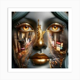 Statue Of Liberty 3 Art Print