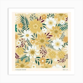 Floral Pattern 2 Art Print