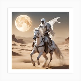 Desert Knight Art Print