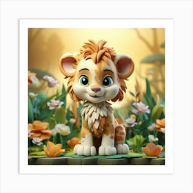 Lion Cub 5 Art Print