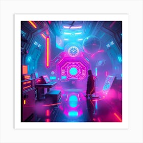 Futuristic Art Art Print