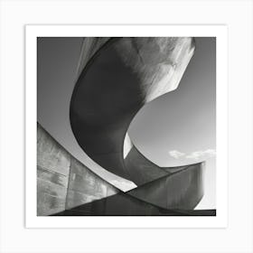 Curve In The Sky Art Print