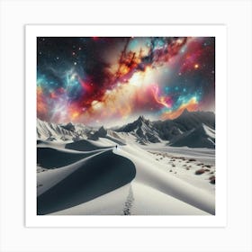 Galaxy Landscape 4 Art Print