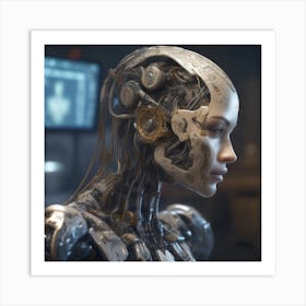 Cyborg 42 Art Print