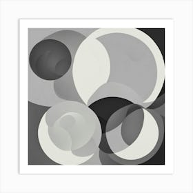 Abstract Circles 18 Art Print