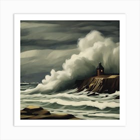 Stormy Seas Art Print