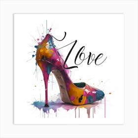 Love Shoe Art Print