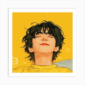 Koren Lofi Chill Happy Art Print