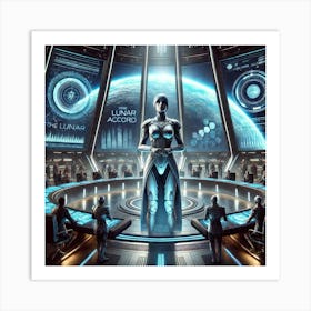 High Commander Selene Ambition Art Print