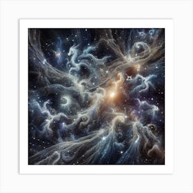 Nebula In Space Art Print