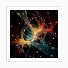 String Theory According To Ai By Csaba Fikker For Ai Art Depot 17 Art Print