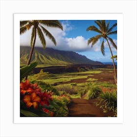 Hawaiian Landscape 12 Art Print