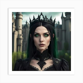 Dark Queen of the Castle Art Print