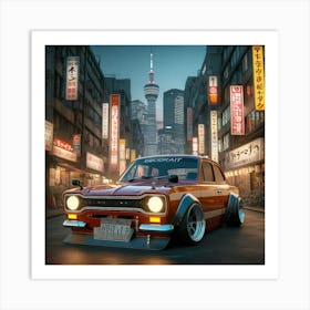 Japanese Car Art Print