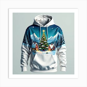 Christmas Hoodie 1 Art Print