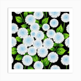 Chrysanthemums 10 Art Print