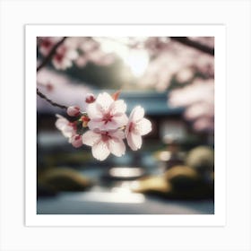 Cherry Blossoms Art Print