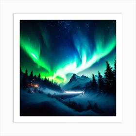 Aurora Borealis Art Print