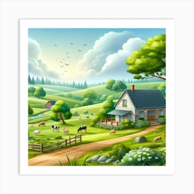 Country Comfort 4 Art Print