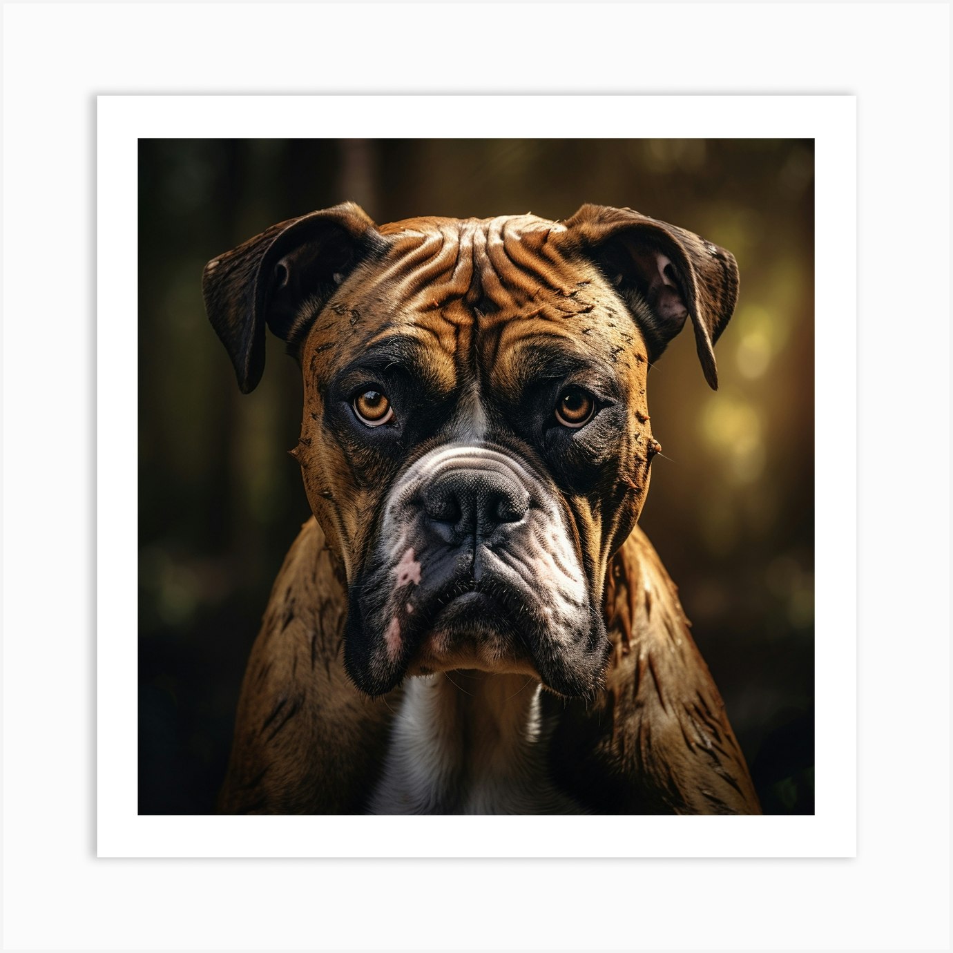 Boxer Laundry Baskets - Brindle Boxer Laundry Baskets - Brindle