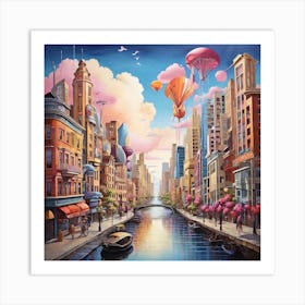 Cityscape 8 Art Print