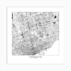 Toronto Map Art Print