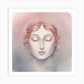 Portrait Of A Woman 21 Art Print