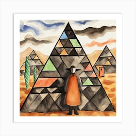 'The Pyramids' 1 Art Print