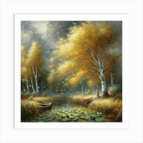 Autumn In The Forest Art Print